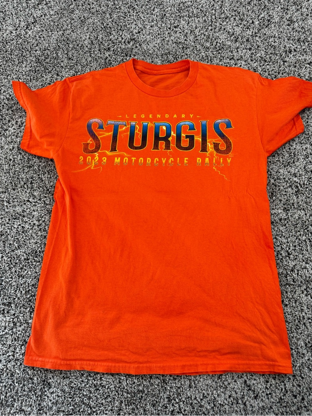 Orange Short Sleeve Graphic Tee - 2023 Rally